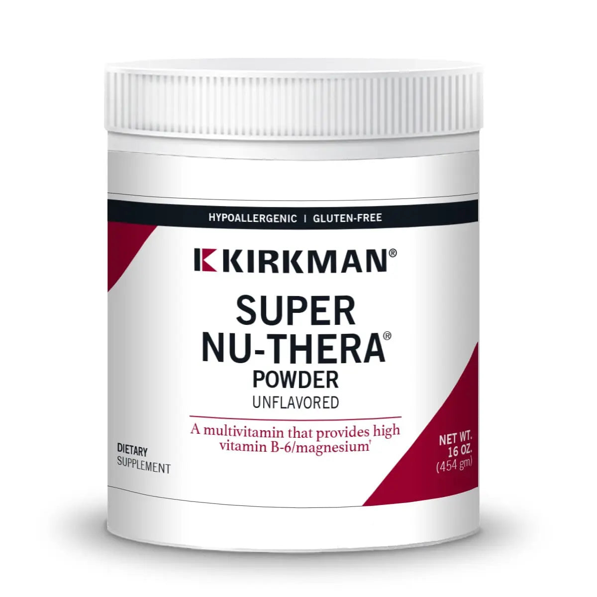 Super Nu-Thera Powder - Hypoallergenic - Unflavored - 16 Ounces KirkmanAu supplements