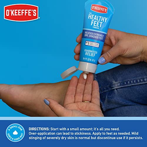 O'Keeffe's for Healthy Feet Foot Cream, Guaranteed Relief for Extremely Dry, Cracked Feet O'Keeffe'sUS supplements