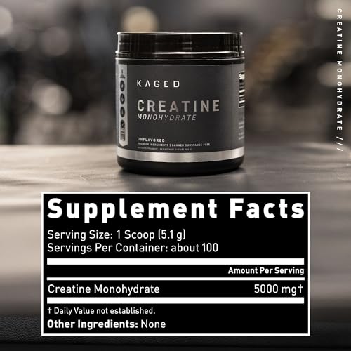 Kaged Pre Sport & Creatine Monohydrate Bundle | Glacier Grape Pre + Unflavored Creatine KagedUS supplements