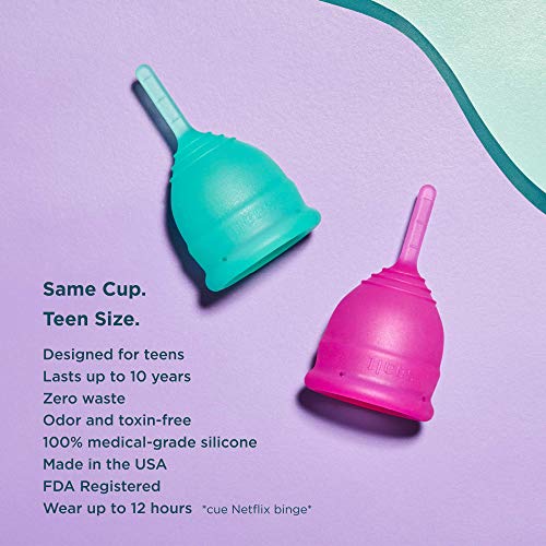 Saalt Teen Menstrual Cup - Best Sensitive Reusable Cup - Wear for 12 Hours - Tampon and Pad Alternative saaltAu supplements