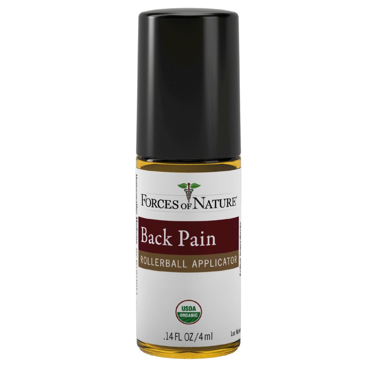 Forces of Nature Natural, Organic Back Pain Relief, w/Arnica & St John's Wort, Fast Acting Anti-Inflammatory Topical Muscle Soother for Lower Back, Sciatica, Neck, Non-GMO, Cruelty-Free, 0.14 Fl Oz Forces of NatureAu supplements