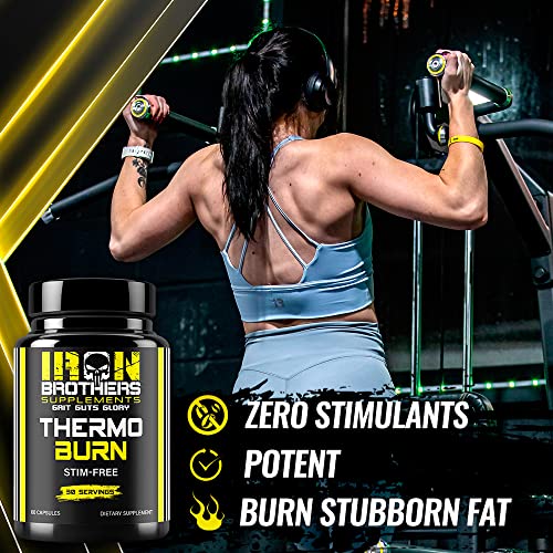 Stimulant Free Fat Burners for Women and Men – Weight Loss - Non Stim Thermogenic Fat Iron Brothers SupplementsUS supplements