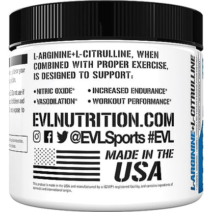 Evlution Nutrition L-Arginine + L-Citrulline - Endurance + Workout Performance EvlutionUS supplements