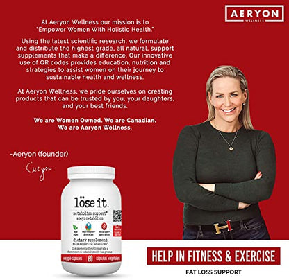 Lose It by Aeryon Wellness - Fitness Management & Exercise Enhancer - Hormone Balance Aeryon Ashlie WellnessUS supplements