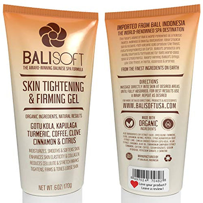 BALISOFT Organic Skin Tightening & Firming Gel. Full Body Slimming, Toning, Anti-Aging BALISOFTUS supplements