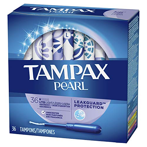 Tampax Pearl Plastic Tampons, Light Absorbency, Unscented, 36 Count (Pack of 2) (72 Total Count) Procter & GambleAu supplements