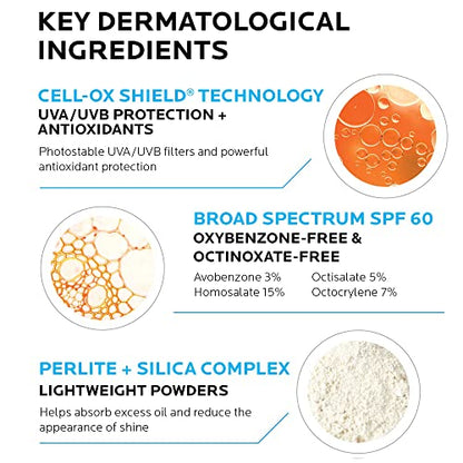 La Roche-Posay Anthelios Clear Skin Dry Touch Sunscreen SPF 60, Oil Free La Roche-PosayUS supplements