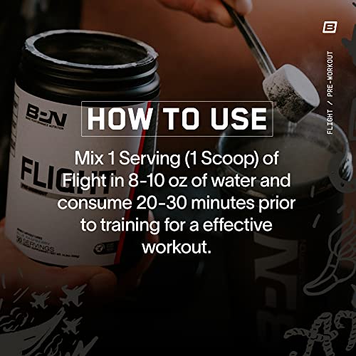 Bare Performance Nutrition, BPN Flight Pre Workout, Blue Raspberry, 30 Servings BARE PERFORMANCE NUTRITIONAu supplements