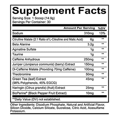 REDCON1 Total War Preworkout - Contains 320mg of Caffeine from Green Tea, Juniper REDCON1US supplements