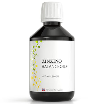 Zinzino - BalanceOil+ Vegan Lemon, Synergistic Blend with Marine Micro-Algae, Olive Oil, Ahiflower Seed Oil, Vegan Vitamin D3-300 ml ZINZINOAu supplements