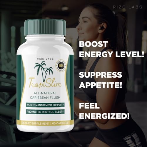 rize labs (5 Pack Tropislim Weight Loss Supplement, Tropislim Capsules for Total Body rize labsUS supplements