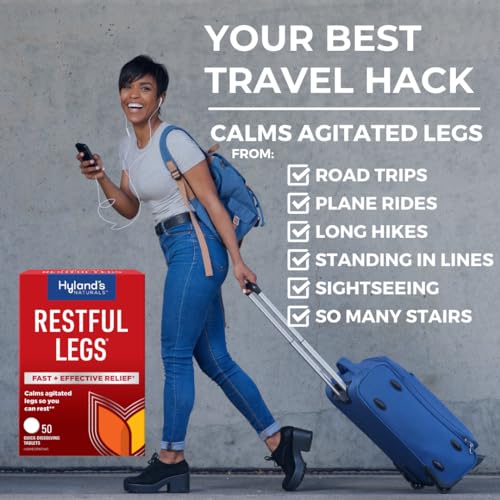 Hyland's Naturals Restful Legs Tablets, Natural Itching, Crawling, Tingling & Leg Jerk Relief, Quick Dissolving Hyland'sAu supplements
