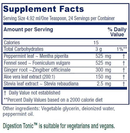 Vitanica Digestion Tonic, Gas and Bloating Relief Supplement, Organic, Improve Digestive VitanicaUS supplements