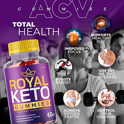 (2 Pack) Royal Keto ACV Gummies - New Advance Formula RoyalKeto AlaporUS supplements