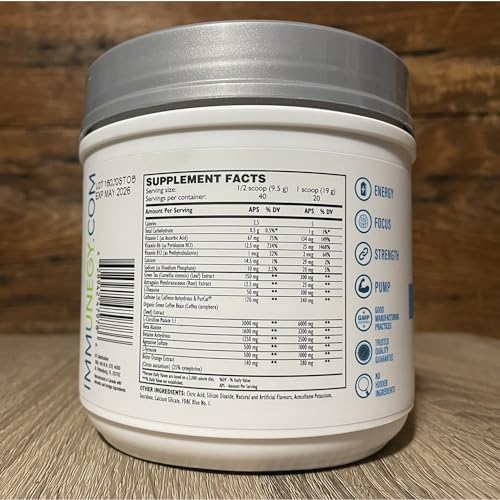 IMMUNEGY - PRE-Sport Performance Pre-Workout Formula (Blue Raspberry Delight) IMMUNEGYAu supplements