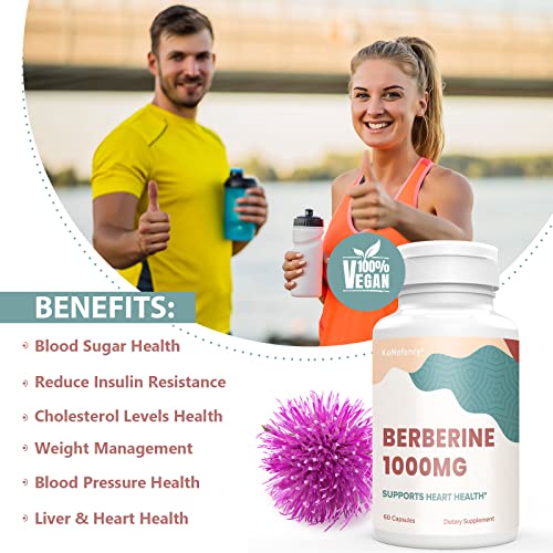 KoNefancy Berberine HCL Supplement 1000mg, High Absorption Berberine Plus Vegan KoNefancyAu supplements