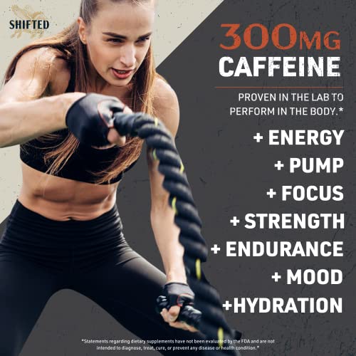 SHIFTED Maximum Pre Workout Powder, Energy & Focus Supplement with Creatine Monohydrate SHIFTEDAu supplements