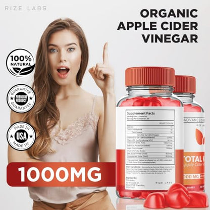 (2 Pack) Total Keto Gummies, Total Keto for Advanced Weight Loss, Total Keto Supplement rize labsUS supplements
