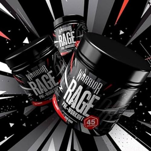 Warrior, Rage - Pre-workout Powder - 392g - Energy Drink Supplement with Vitamin C WarriorUS supplements
