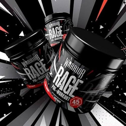 Warrior, Rage - Pre-workout Powder - 392g - Energy Drink Supplement with Vitamin C WarriorUS supplements
