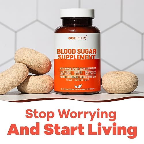 GOBIOTIX Blood Sugar Support - Cinnamon, Berberine and Selenium Capsules - Blood Sugar GOBIOTIXUS supplements