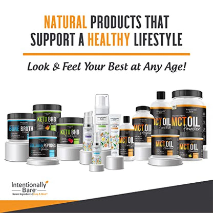 Intentionally Bare Organic MCT Oil Capsules - 70% C8 MCT Oil & 30% C10 MCT Capsules Intentionally BareUS supplements