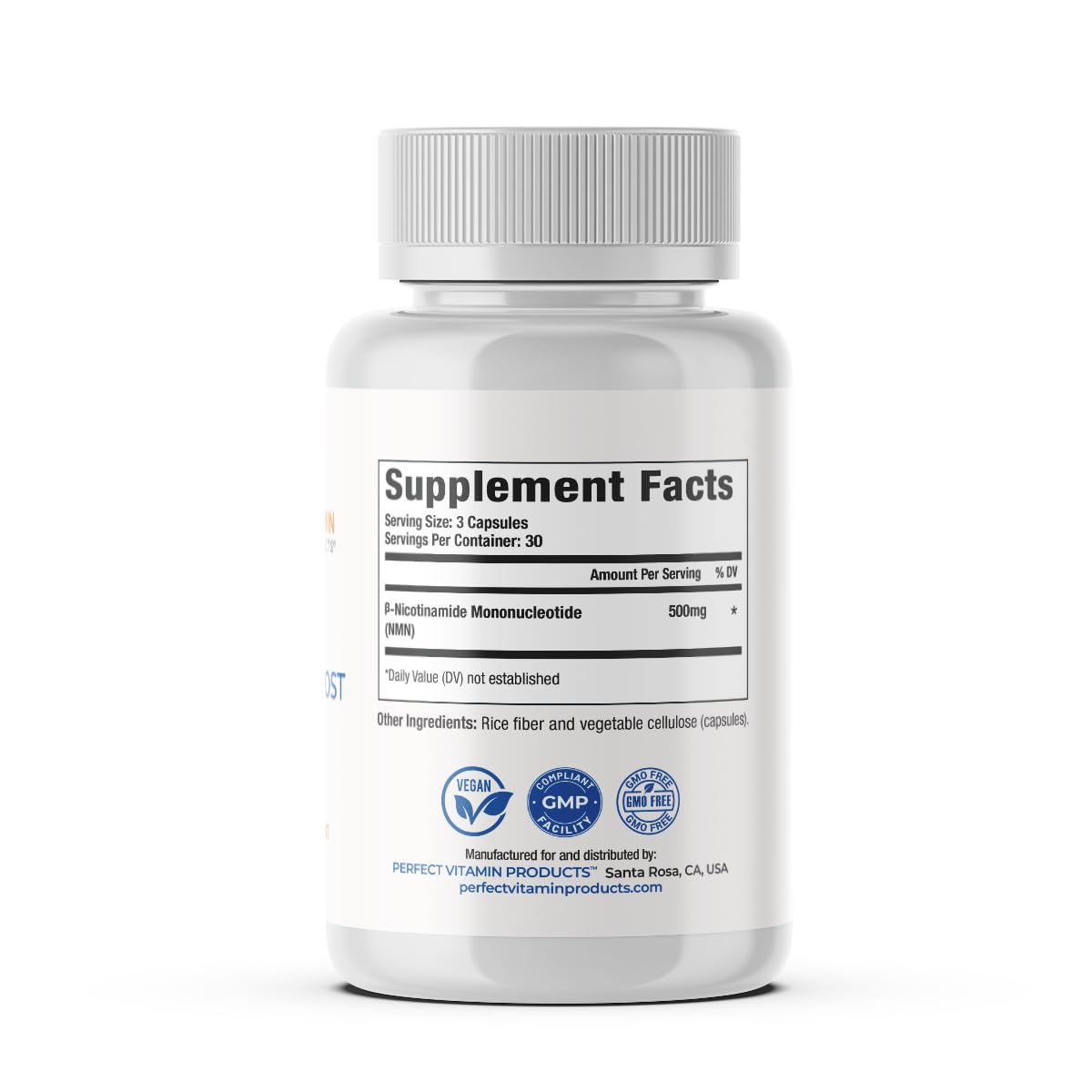 Perfect Vitamin Products NAD+ Cellular Boost – 500mg NMN Supplement for NAD+ Support, Cellular Energy, Brain Clarity & Anti-Aging – Longevity & Recovery Support – 90 Vegan Capsules (30 Servings) Perfect Vitamin ProductsAu supplements