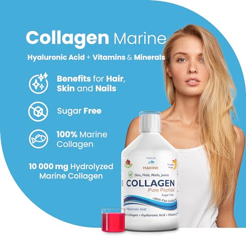 Swedish Nutra Liquid Marine Collagen - Sugar Free Berry Flavour | Minimize Fine Lines, Wrinkles & Improve Skin Elasticity Swedish NutraAu supplements