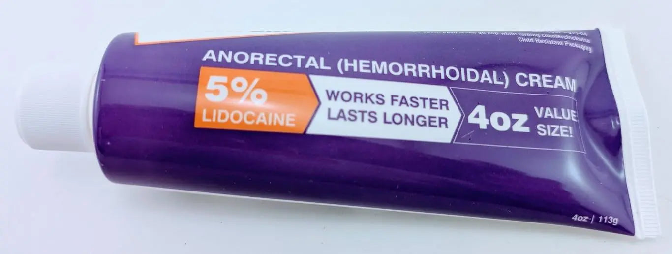 HEALTH ONE Lidocaine 5% Cream Maximum Strength Topical Anorectal Numbing Cream – 4 oz CRC Tube HEALTH ONEAu supplements