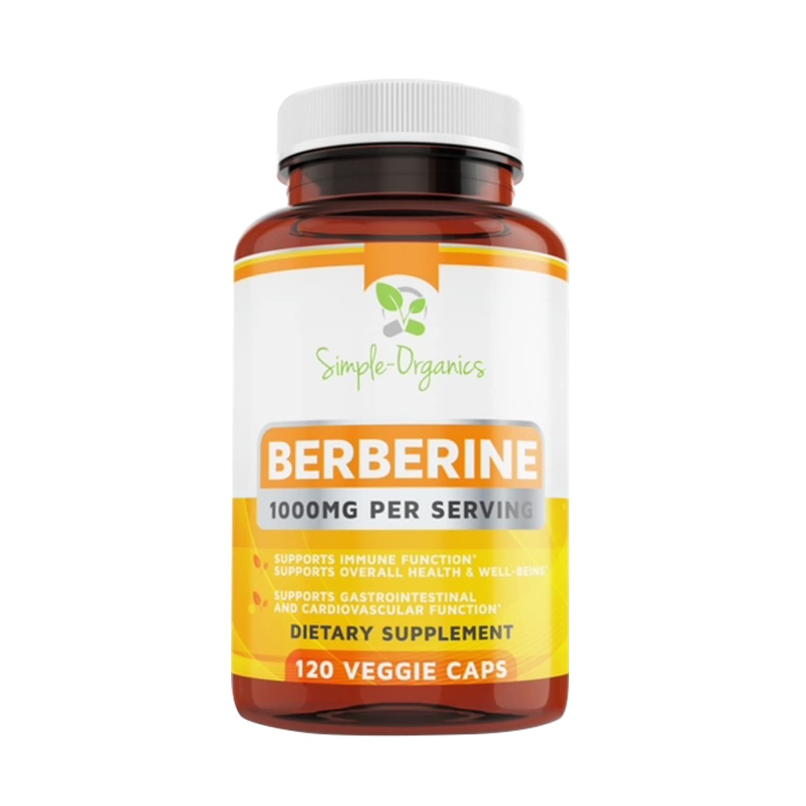 Simple-Organics Berberine 500mg (1000mg Per Serving) for Supports Healthy Immune Simple-OrganicsAu supplements