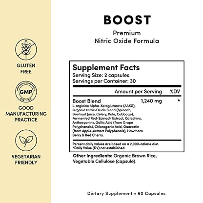 Tranont Boost - Premium Nitric Oxide Supplement Formula - Promotes Optimal Health TranontUS supplements
