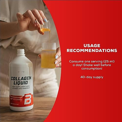 BioTechUSA Collagen Liquid, Flavored Dietary Supplement Drink with Collagen, Vitamins BioTechUSAAu supplements