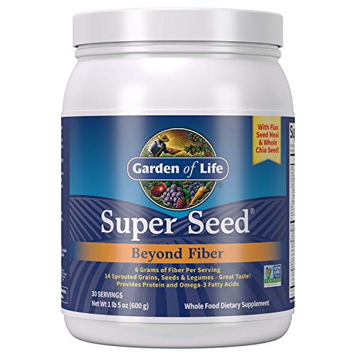 Garden of Life Super Seed - Vegetarian Whole Food Fiber Supplement with Protein and Omega 3 Garden of LifeAu supplements