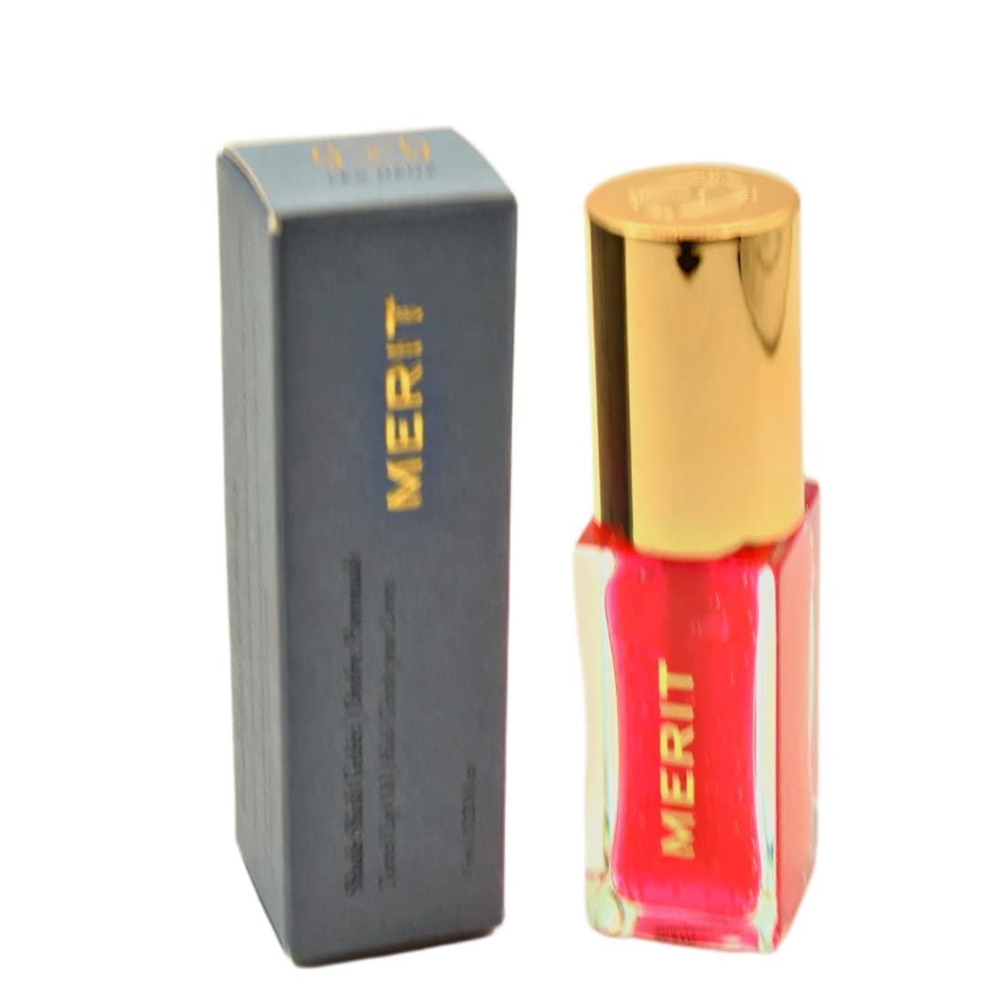 MERIT Shade Slick Gelée Sheer Tinted Lip Oil Les Deux MeritAu supplements