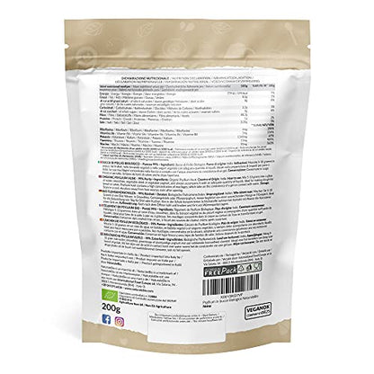 Organic Psyllium Husk - 99% Purity - 200g. Pure & Natural Psyllium Seed Husks NaturaleBioUS supplements