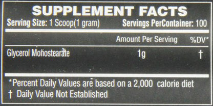 LiveLong Nutrition Glycerol Monostearate GMS Powder - Hydration, Endurance, Muscle LiveLong NutritionUS supplements