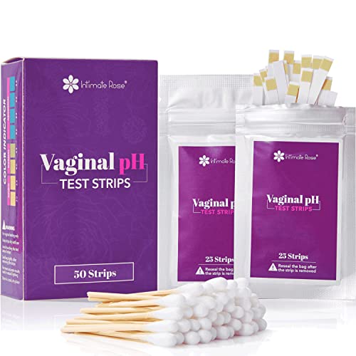 Intimate Rose Boric Acid Suppositories and pH Test Strips for Women (50 Strips) Bundle. Intimate RoseAu supplements