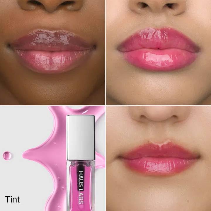 HAUS LABS BY LADY GAGA PhD Hybrid Lip Oil - Tint (Sheer Pink) & ENTEL Aloe vera Sheet Masque (BONUS) HAUS LABS BY LADY GAGAAu supplements