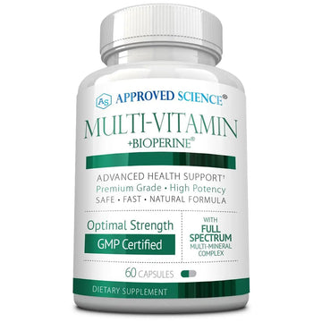 Approved Science Multi-Vitamin - with Full-Spectrum B-Vitamins, Green Tea, Lutein, Lycopene, Zeaxanthin, BioPerine Approved ScienceAu supplements