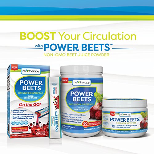 Nu-Therapy Power Beets - Super Concentrated Circulation Superfood - Dietary Supplement SlimFastAu supplements
