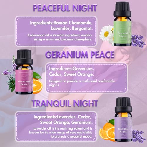 WECONA Essential Oils for Diffusers For Home - Dreamland Slumber Aromatherapy Oils Set WECONAAu supplements