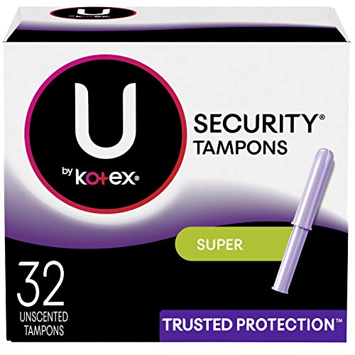 U by Kotex Security Tampons, Super Absorbency, Unscented, 32 Count U by KotexAu supplements