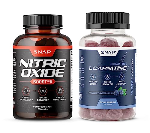 Snap Supplements Nitric Oxide Booster and L-Carnitine Gummies Snap SupplementsAu supplements