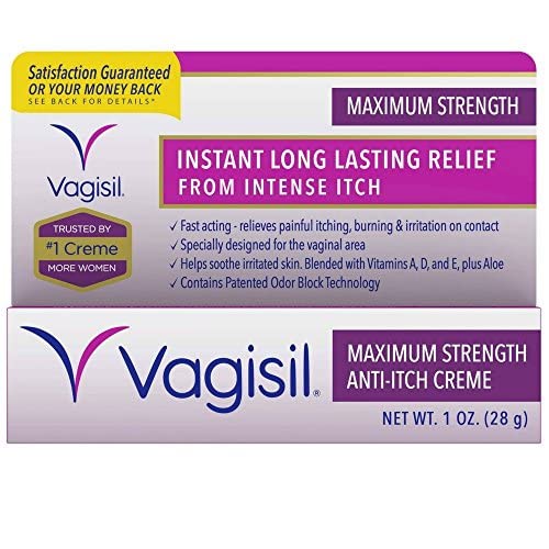 Vagisil Medicated Anti-Itch Creme Maximum Strength - 1oz, Pack of 5 VagisilAu supplements