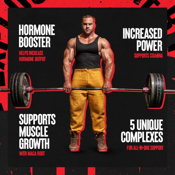 Animal Stak – Complete Natural Hormone Booster Supplement with Tribulus – Natural Testosterone Booster for Athletes – Contains Estrogen Blockers – 1 Month Cycle AnimalAu supplements