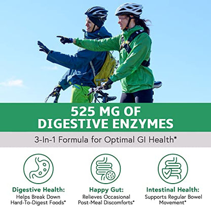 Elixeed Digestive Enzymes Plus Probiotics & Prebiotics, 22 Digestive Enzymes with Amylase ElixeedUS supplements