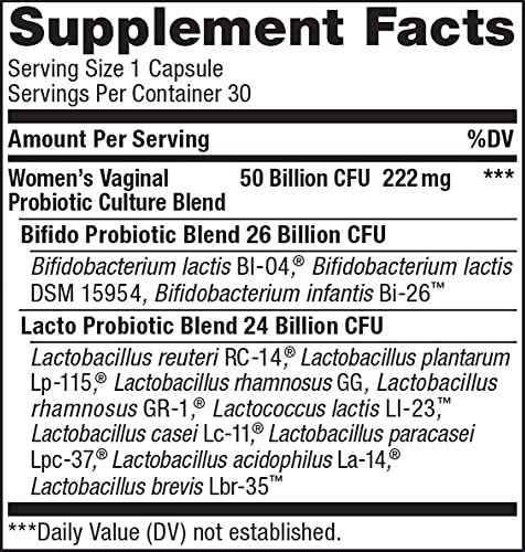 Renew Life Women's Probiotic Capsules, 50 Billion CFU Guaranteed, Supports pH Balance Renew LifeUS supplements