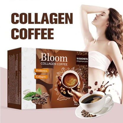 Bloom Collagen Coffee, Collagen Coffee from Japan, Bloom Coffee Collagen HOPASRISEEUS supplements